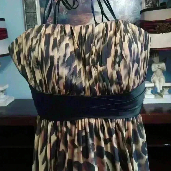 LaFemme Gown/ Dress Leopard Print Size 0 - Picture 4 of 16